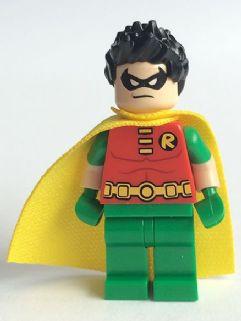 LEGO Minifigure-Robin - Short Sleeves, Spiky Hair-Super Heroes / Batman II-SH200-Creative Brick Builders